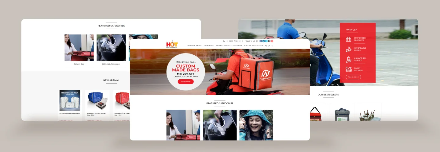 Hot Delivery Bags
